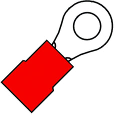Terminal De Anillo Aislado M4 SuperPidg 0.5-1.5mm² - 101470 [100 Piezas]