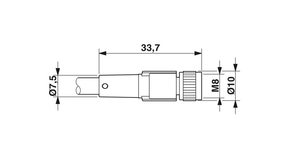 Phoenix Contact SAC-4P-5.0-PUR/M Cable de sensor/actuador con conector - 1681868
