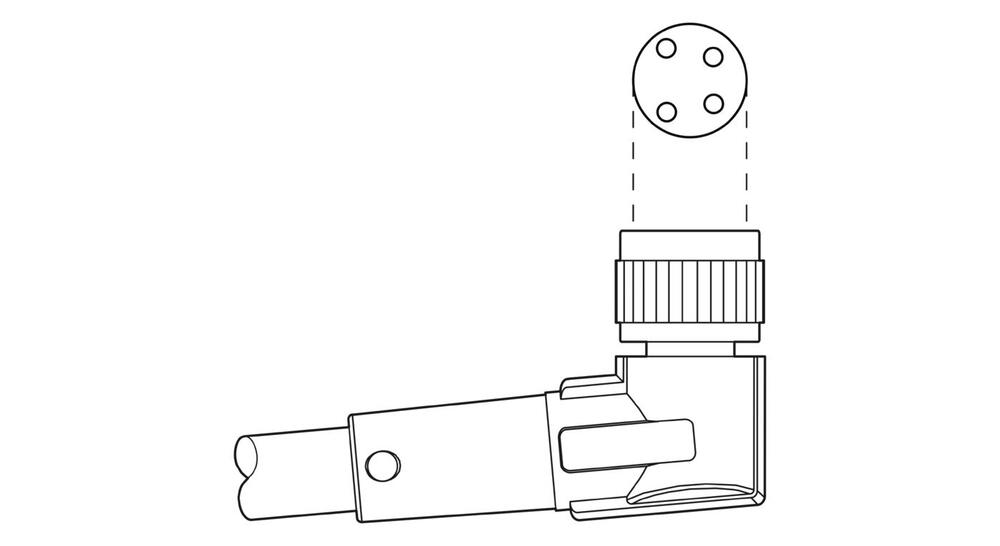 Phoenix Contact SAC-4P-5.0-PUR/M Cable de sensor/actuador con conector - 1681897