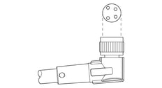 Phoenix Contact SAC-4P-5.0-PUR/M Cable de sensor/actuador con conector - 1681897