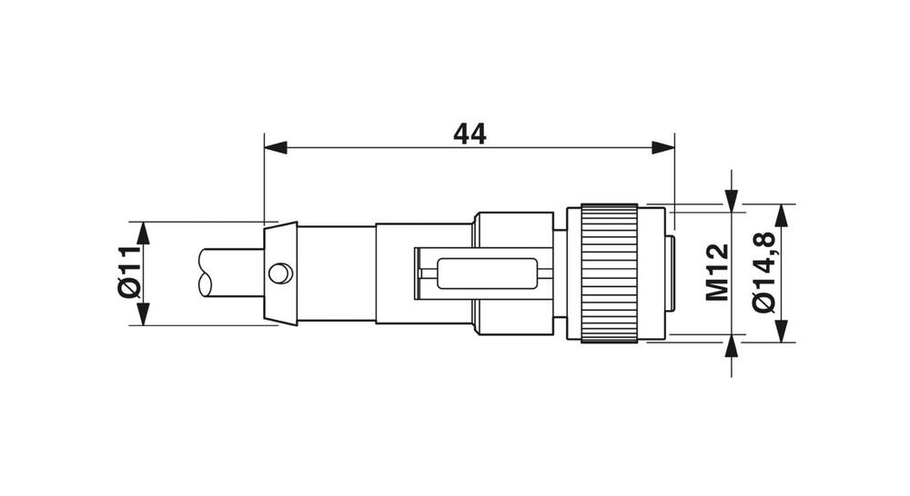 Phoenix Contact Cable de sensor/actuador con conector - 1683002