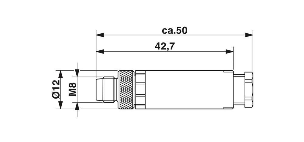 Conector Phoenix Contact SACC-M Ronde (Industrial) - 1501252
