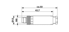 Conector Phoenix Contact SACC-M Ronde (Industrial) - 1501252