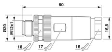 Conector Redondo (industrial) Phoenix Contact - 1513334
