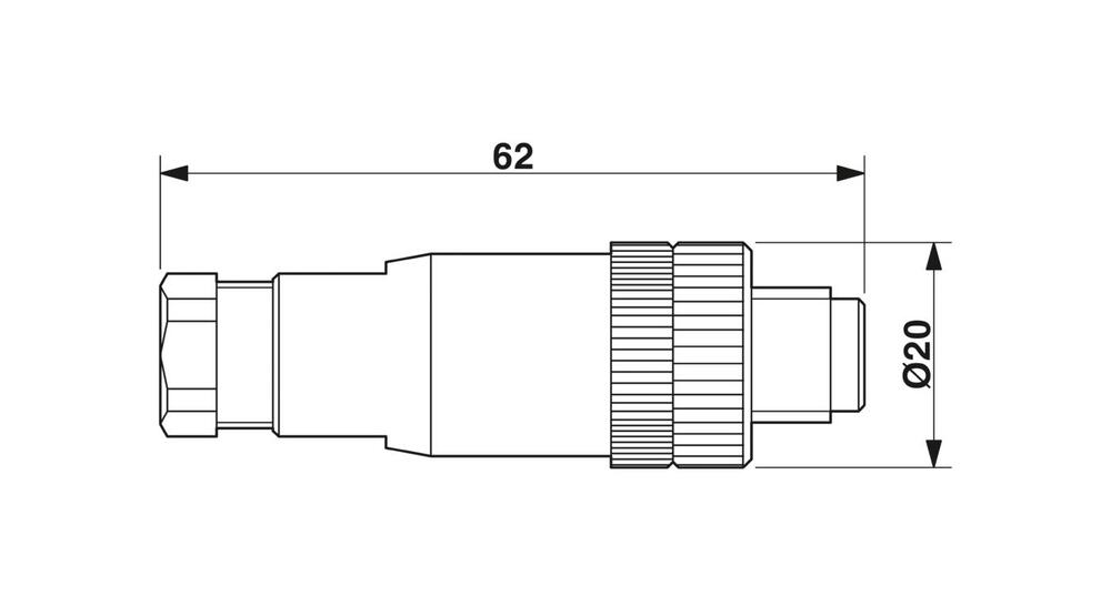 Conector Phoenix Contact SACC Ronde (Industrial) - 1542965