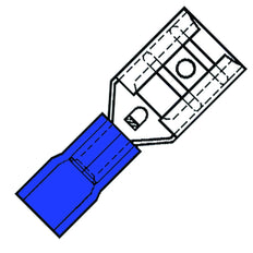 Conector De Espada Femenino Aislado 4.8x0.5mm Nylon - 152020 [100 Piezas]