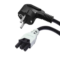 Cable De Alimentación Profesional Schuko F 3G1.5mm 5M Negro - 1765-50