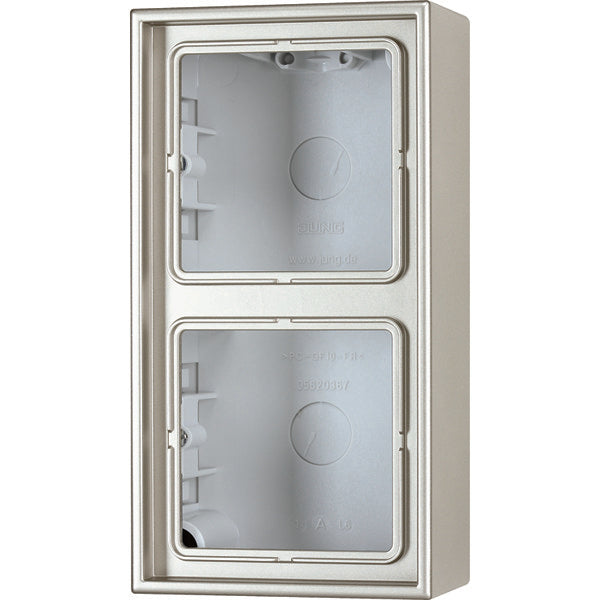 Aparamenta De Superficie De Aluminio/acero Dorado/cromo Jung - ES2582A-L