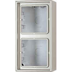 Aparamenta De Superficie De Aluminio/acero Dorado/cromo Jung - ES2582A-L