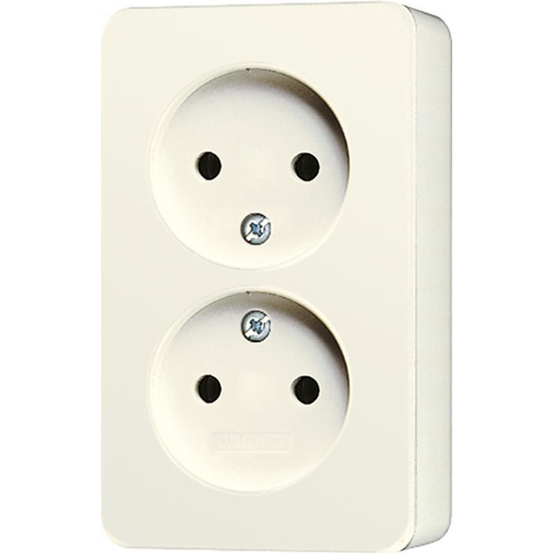 Caja De Enchufes De Pared AP600 De Jung (aparamenta WCD) - 6010A