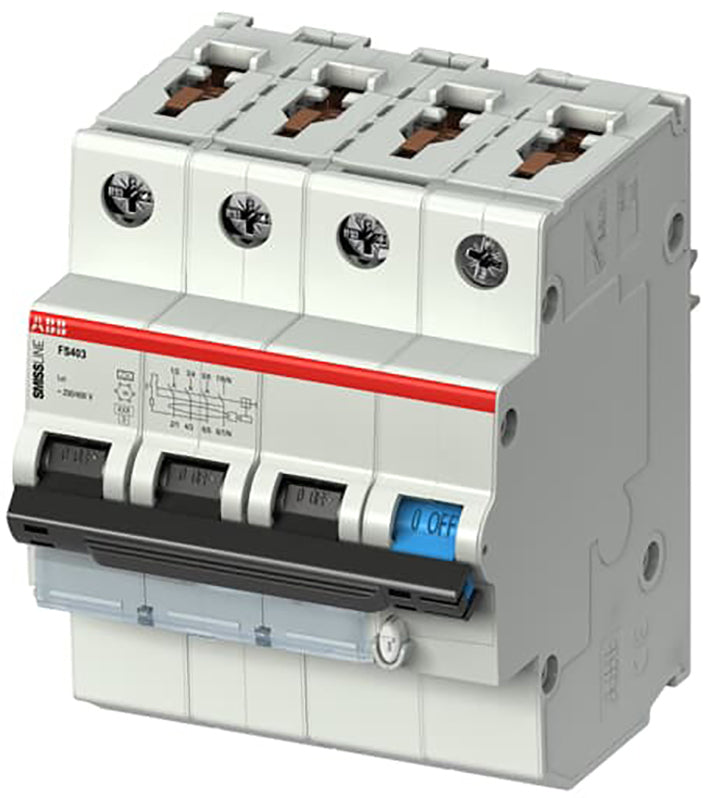 ABB FS403M 16A B-Char RCCB Con Protección Contra Sobrecarga 3P+N - 2CCL564110E0165