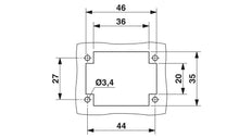 Phoenix Contact Bloque De Contactos HC Para Conector Rectangular - 1648128