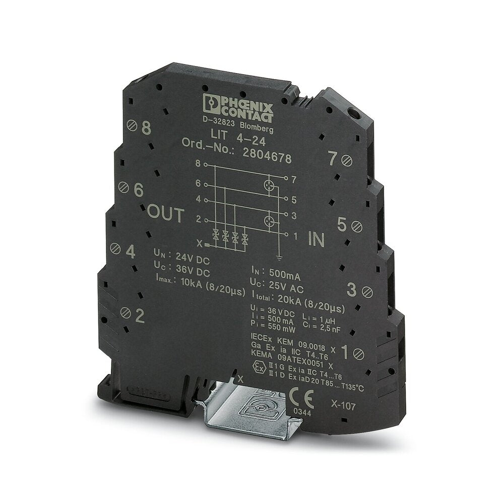 Protector Contra Sobretensiones Por Contacto Phoenix Para Datos/M&R - 2804678