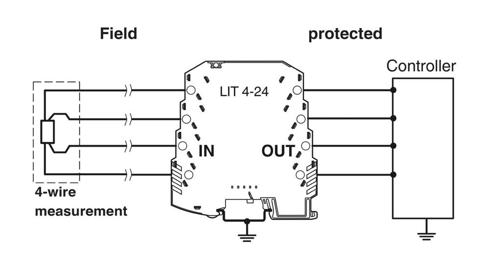 Protector Contra Sobretensiones Por Contacto Phoenix Para Datos/M&R - 2804678