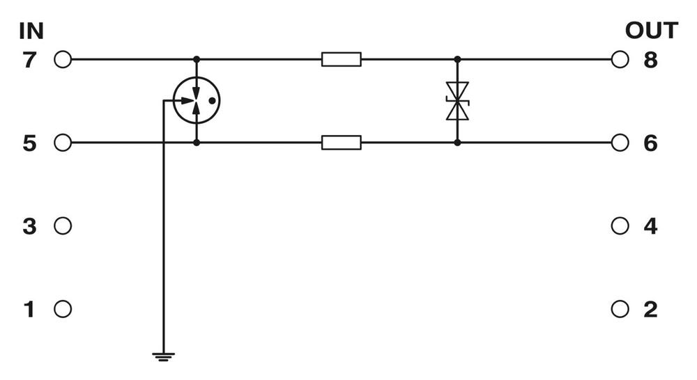 Protector Contra Sobretensiones Por Contacto Phoenix Para Datos/M&R - 2804610