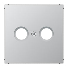 Aparamenta Jung Aluminio/Acero dorado/Insertos cromados - AL2990TV
