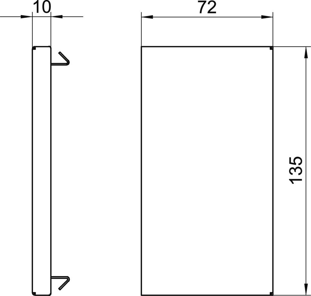 OBO GS Placa final Canal/columna de pared - 6277270