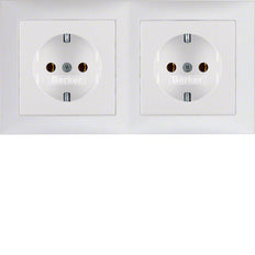 Hager Berker S.1/B.3/B.7 Toma De Pared (Aparamenta WCD) - 47209909