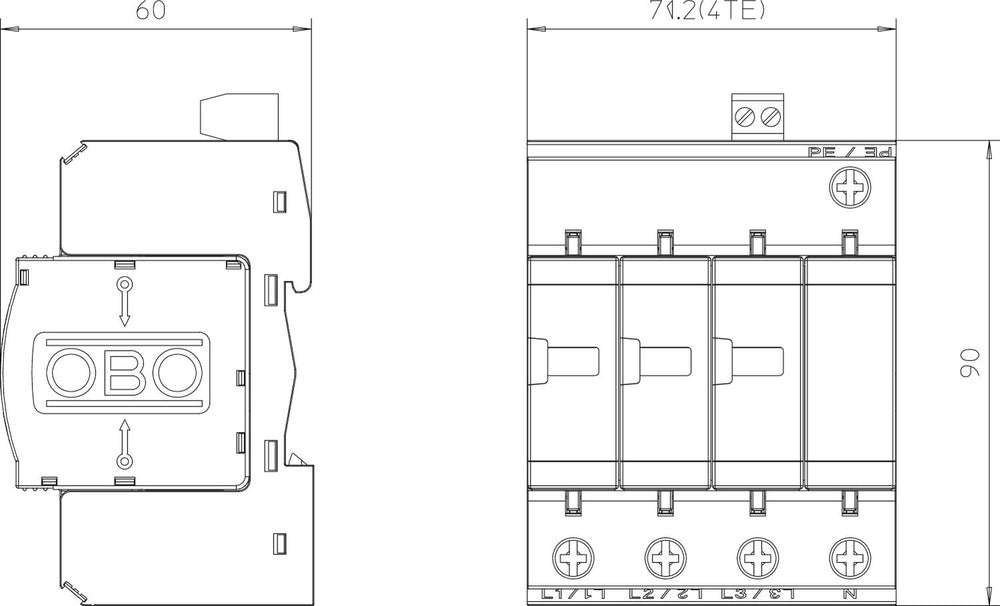 OBO V20 Protector De Sobretensión De Red - 5094765