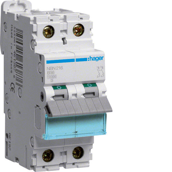 Interruptor Automático Hager NBN - NBN216