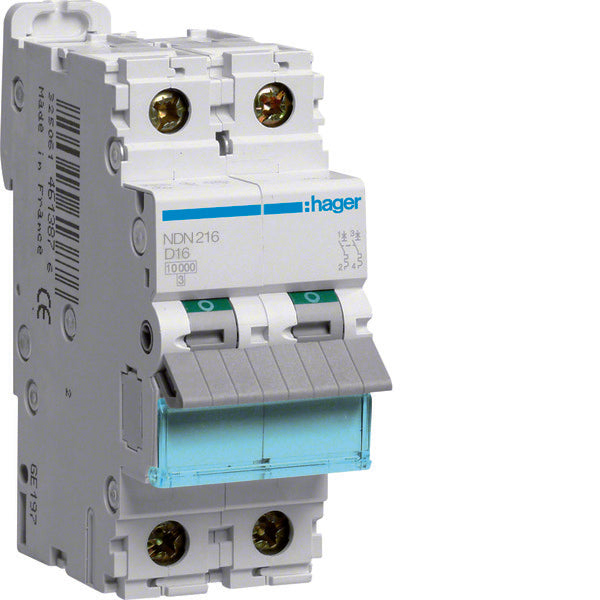 Interruptor Automático Hager NDN - NDN216