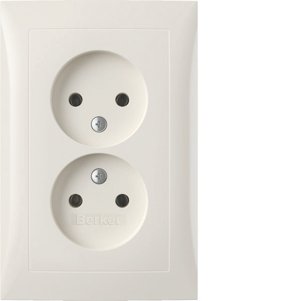 Hager Berker S.1 Wall Outlet (WCD Switchgear) (European Socket) - 47958989