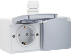 Caja De Enchufes De Pared Niko New Hydro (WCD Switchgear) - 700-37848