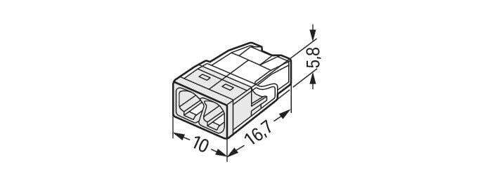 Wago 2273 Conector De Cable - 2273-202 [100 Piezas]