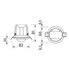 Beg Luxomat Pd3N Sensor De Movimiento De Techo 10M Rango - 92198
