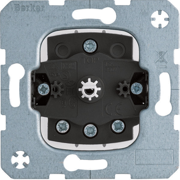 Interruptor de tres posiciones Hager Berker - 386113