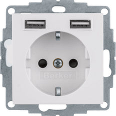 Hager Berker S.1/B.3/B.7 Toma De Pared (Aparamenta WCD) - 48038989