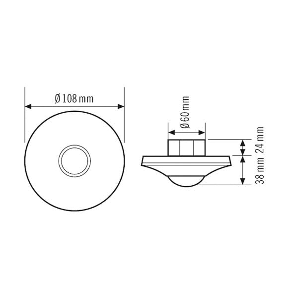 Sistema Bus Detector de Movimiento ESYLUX - EP10428210