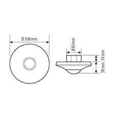 Sistema Bus Detector de Movimiento ESYLUX - EP10428210