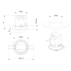 Interruptor de Movimiento BEG Luxomat (completo) - 92565