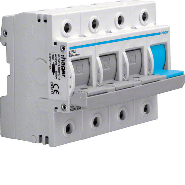 Cartucho Seccionador De Carga Hager L - L76M