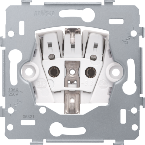 Niko Basic Element Toma de corriente de pared (interruptor WCD) - 170-34400 [2 Piezas]