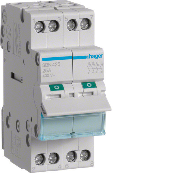 Hager SBN Interruptor Empotrable Modular - SBN425