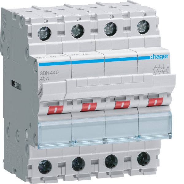 Hager SBN Interruptor Empotrable Modular - SBN440