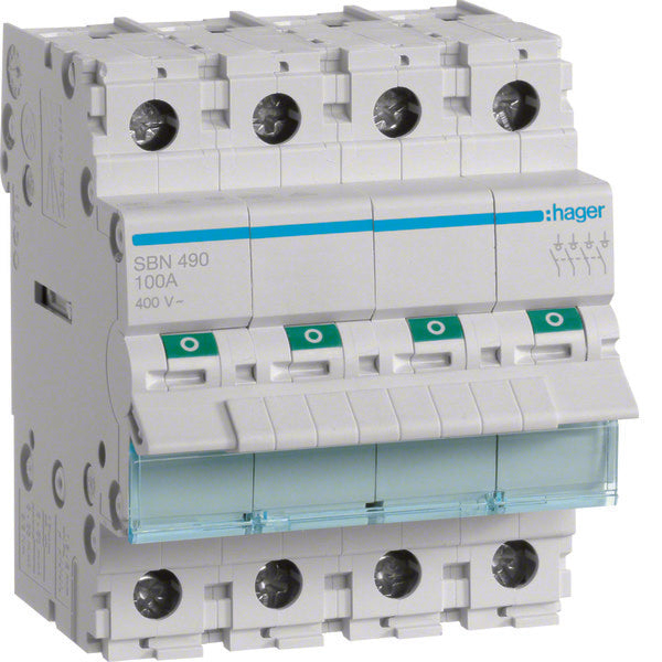 Hager SBN Interruptor Empotrable Modular - SBN490