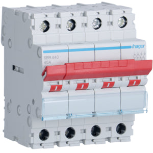 Hager SBR Interruptor Empotrable Modular - SBR440
