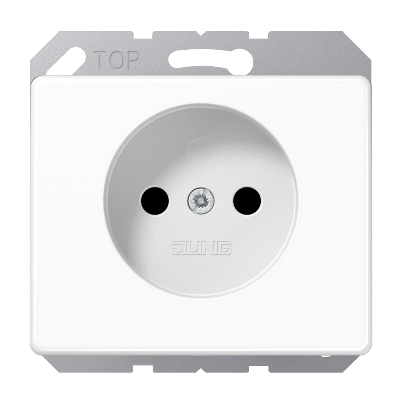 Caja De Enchufes De Pared SL500 De Jung (aparamenta WCD) - SL511NKIWW