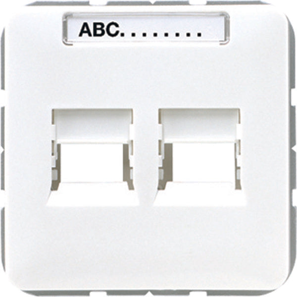 Aparamenta con placa de inserción Jung CD500 - CD569-25WEWW