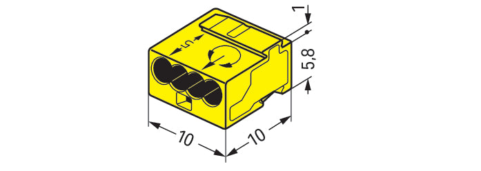 Pinza Para Microsoldadura Wago - 243-504 [100 Piezas]
