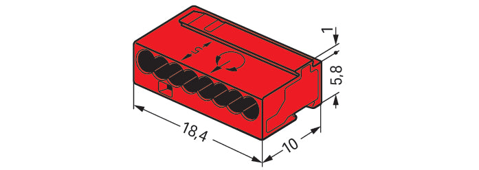 Pinza Para Microsoldadura Wago - 243-808 [50 Piezas]