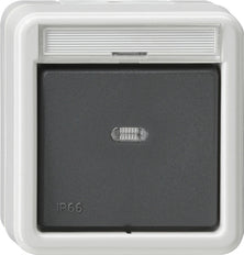 Interruptor de instalación de superficie estanco Gira - 010231