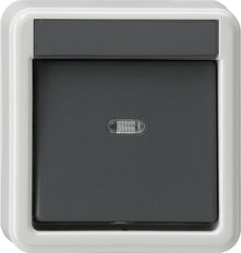 Interruptor de instalación de superficie antisalpicaduras Gira - 010235
