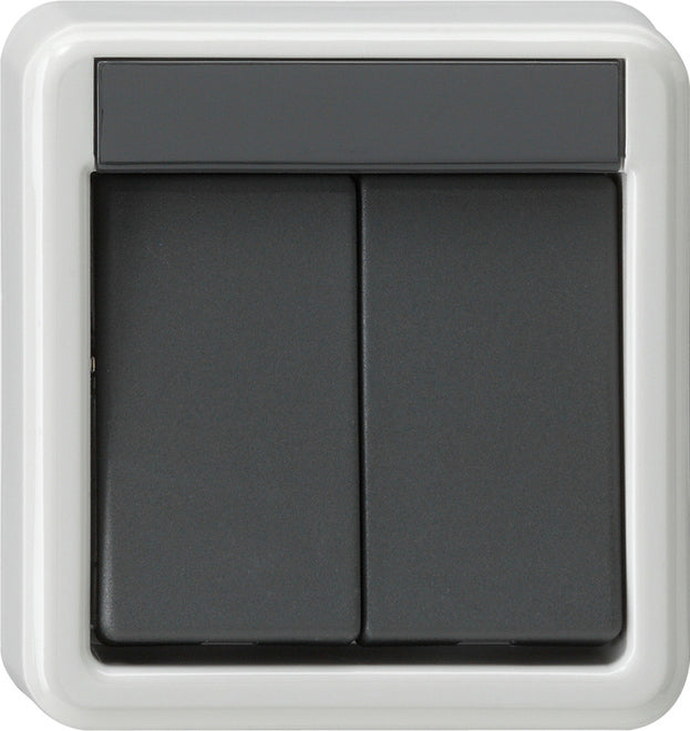 Interruptor de instalación de superficie antisalpicaduras Gira - 010535