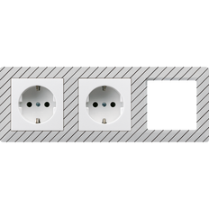Caja De Salida De Pared AS500 De Jung (aparamenta WCD) - AS1520-2ELUXWW