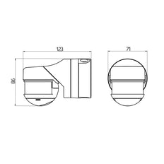 Interruptor de Movimiento BEG Luxomat (completo) - 93331