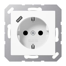 Caja De Enchufes De Pared Jung (interruptor WCD) - A1520-18CWW